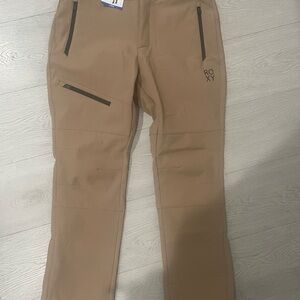 Women’s Roxy Tan ski snow Pants size L